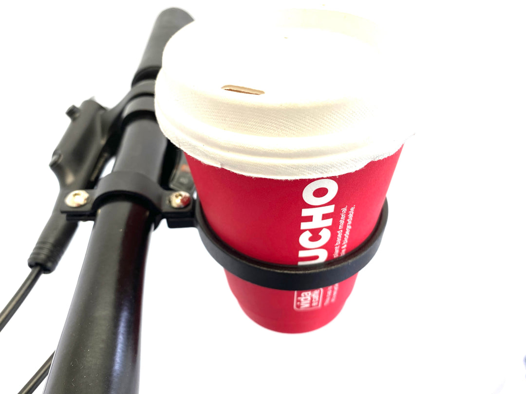 Coffee cup handlebar holder