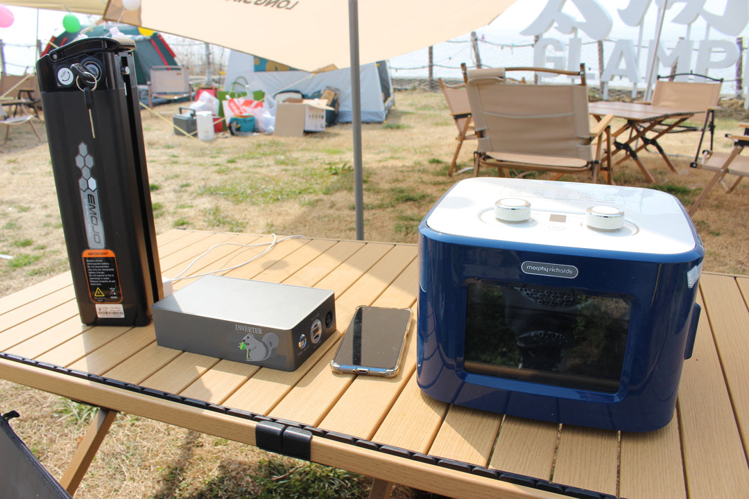 48V LITHIUM BATTERY INVERTER FOR CHARGING DEVICES AT HOME OR ON THE GO.