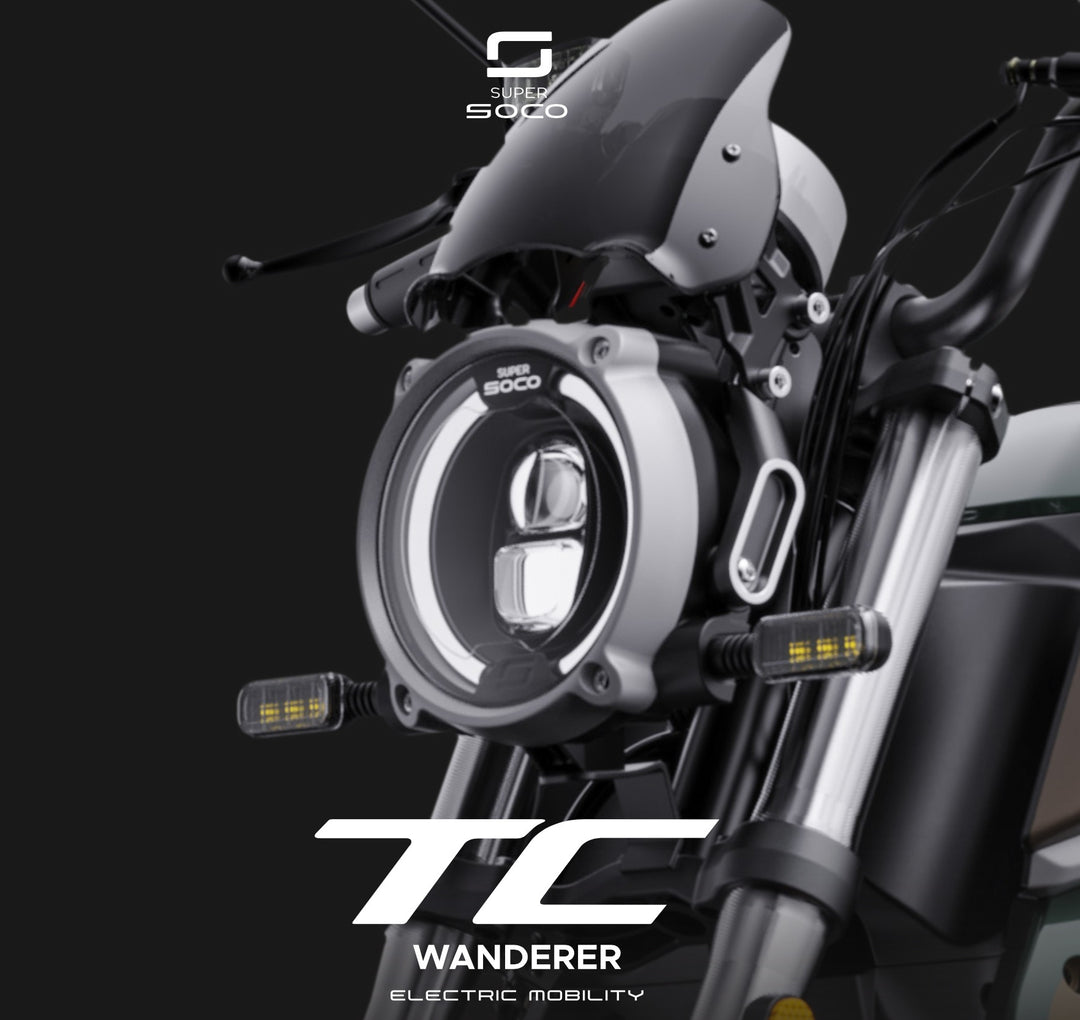 TC WANDERER V-MOTO SUPERSOCO ELECTRIC MOTORBIKE