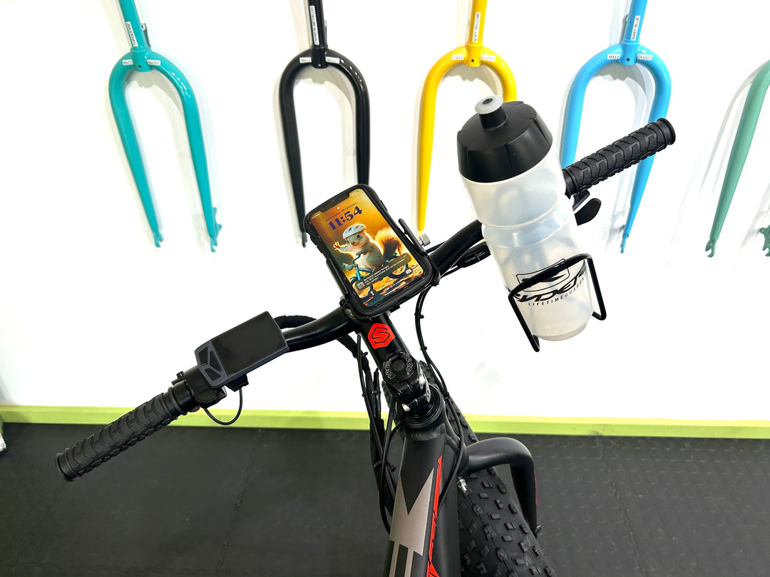 BICYCLE WATER BOTTLE CAGE.