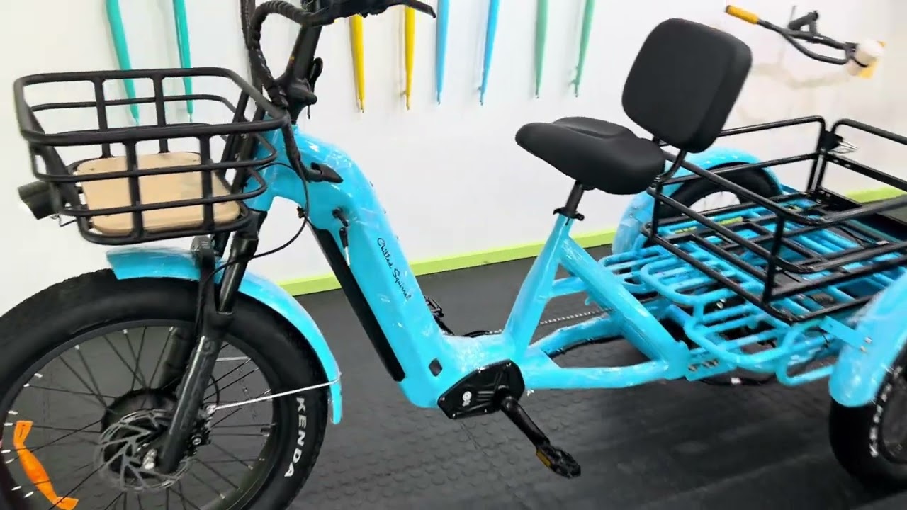 Electric Fat Tyre Trike New 2025 model.