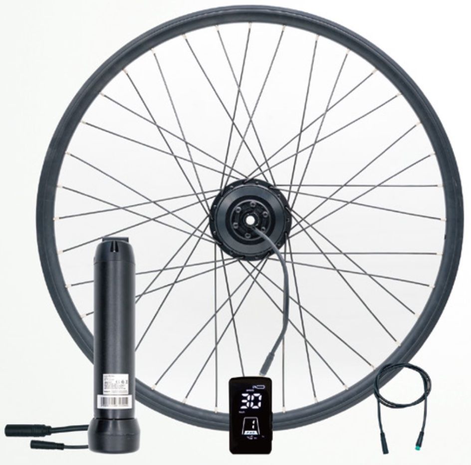 Your Thru-Axle Front wheel bike converted seamlessly to an electric bike.